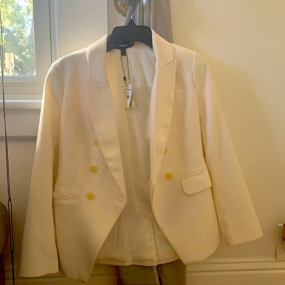 Express ivory blazer. Size S